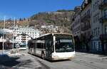 EAB Engelberg/909339/284591---eab-engelberg---nr (284'591) - EAB Engelberg - Nr. 3/OW 10'187 - Mercedes (ex AAGS Schwyz Nr. 38) am 3. Februar 2026 beim Bahnhof Engelberg