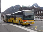 (224'083) - PostAuto Bern - BE 401'465 - Setra (ex AVG Meiringen Nr. 65) am 13. Mrz 2021 beim Bahnhof Giswil
