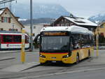 (245'339) - PostAuto Zentralschweiz - Nr. 14/OW 22'255/PID 10'662 - VDL am 25. Januar 2023 beim Bahnhof Sarnen
