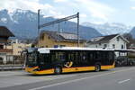 MAN/911001/285143---postauto-zentralschweiz---nr (285'143) - PostAuto Zentralschweiz - Nr. 507/OW 10'040/PID 11'414 - MAN (ex Nr. 7) am 28. Februar 2026 beim Bahnhof Sarnen