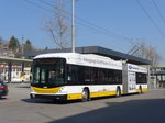 (169'275) - VBSH Schaffhausen - Nr. 106 - Hess/Hess Gelenktrolleybus am 19. Mrz 2016 beim Bahnhof Schaffhausen
