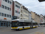 (173'930) - VBSH Schaffhausen - Nr. 104 - Hess/Hess Gelenktrolleybus am 20. August 2016 beim Bahnhof Schaffhausen