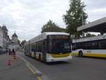 (222'213) - VBSH Schaffhausen - Nr. 103 - Hess/Hess Gelenktrolleybus am 21. Oktober 2020 beim Bahnhof Schaffhausen