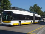 (227'753) - VBSH Schaffhausen - Nr. 105 - Hess/Hess Gelenktrolleybus am 4. September 2021 beim Bahnhof Schaffhausen