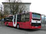 (257'060) - VZO Grningen - Nr. 205/ZH 349'205 - Mercedes am 18. November 2023 beim Bahnhof Rapperswil