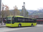 Sargans/719602/222354---aus-liechtenstein-pla-vaduz (222'354) - Aus Liechtenstein: PLA Vaduz - Nr. 14/FL 39'814 - Mercedes am 22. Oktober 2020 beim Bahnhof Sargans