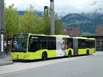 (239'295) - Aus Liechtenstein: BOS PS Anstalt, Vaduz - Nr. 592/FL 40'234 - Mercedes (ex PLA Vaduz/FL Nr. 61) am 20. August 2022 beim Bahnhof Sargans