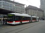 (130'413) - St. Gallerbus, St. Gallen - Nr. 190 - Hess/Hess Doppelgelenktrolleybus am 13. Oktober 2010 beim Bahnhof St. Gallen