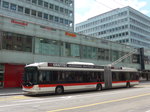 St. Gallen/509676/172608---st-gallerbus-st-gallen (172'608) - St. Gallerbus, St. Gallen - Nr. 181 - Hess/Hess Gelenktrolleybus am 27. Juni 2016 beim Bahnhof St. Gallen (prov. Haltestelle)