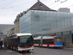 St. Gallen/640465/199509---st-gallerbus-st-gallen (199'509) - St. Gallerbus, St. Gallen - Nr. 188 - Hess/Hess Doppelgelenktrolleybus am 24. November 2018 beim Bahnhof St. Gallen