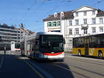St. Gallen/652566/202733---st-gallerbus-st-gallen (202'733) - St. Gallerbus, St. Gallen - Nr. 181 - Hess/Hess Gelenktrolleybus am 21. Mrz 2019 beim Bahnhof St. Gallen