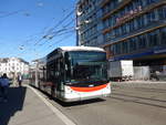 (202'760) - St. Gallerbus, St. Gallen - Nr. 171 - Hess/Hess Gelenktrolleybus am 21. Mrz 2019 beim Bahnhof St. Gallen