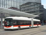 (221'236) - St. Gallerbus, St. Gallen - Nr. 176 - Hess/Hess Gelenktrolleybus am 24. September 2020 beim Bahnhof St. Gallen