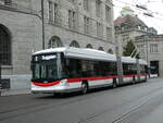 St. Gallen/754773/229013---st-gallerbus-st-gallen (229'013) - St. Gallerbus, St. Gallen - Nr. 189 - Hess/Hess Doppelgelenktrolleybus am 13. Oktober 2021 beim Bahnhof St. Gallen