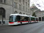 St. Gallen/754786/229026---st-gallerbus-st-gallen (229'026) - St. Gallerbus, St. Gallen - Nr. 134 - Hess/Hess Doppelgelenktrolleybus am 13. Oktober 2021 beim Bahnhof St. Gallen