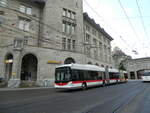 St. Gallen/755037/229045---st-gallerbus-st-gallen (229'045) - St. Gallerbus, St. Gallen - Nr. 192 - Hess/Hess Doppelgelenktrolleybus am 13. Oktober 2021 beim Bahnhof St. Gallen