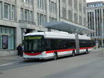 St. Gallen/755174/229070---st-gallerbus-st-gallen (229'070) - St. Gallerbus, St. Gallen - Nr. 179 - Hess/Hess Gelenktrolleybus am 13. Oktober 2021 beim Bahnhof St. Gallen