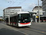 St. Gallen/790992/241023---st-gallerbus-st-gallen (241'023) - St. Gallerbus, St. Gallen - Nr. 181 - Hess/Hess Gelenktrolleybus am 11. Oktober 2022 beim Bahnhof St. Gallen