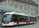 (250'068) - St. Gallerbus, St. Gallen - Nr. 115/SG 467'115 - Hess/Hess Gelenktrolleybus am 16. Mai 2023 beim Bahnhof St. Gallen