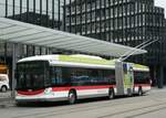 (250'072) - St. Gallerbus, St. Gallen - Nr. 186 - Hess/Hess Gelenktrolleybus am 16. Mai 2023 beim Bahnhof St. Gallen