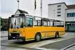 (043'520) - BOS Wil - Nr. 6/SG 83'687 - Volvo/Hess (ex Bus-Halter, Wil Nr. 6) am 17. Oktober 2000 beim Bahnhof Wil