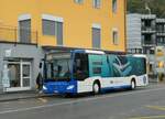 (242'732) - SNLL Lugano - TI 11'560 - Mercedes am 15. November 2022 beim Bahnhof Melide