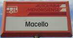 Mendrisio/742886/147833---autolinea-mendrisiense-haltestellenschild---mendrisio (147'833) - AUTOLINEA MENDRISIENSE-Haltestellenschild - Mendrisio, Macello - am 6. November 2013