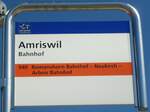 Amriswil/736473/129095---aot-haltestellenschild---amriswil-bahnhof (129'095) - AOT-Haltestellenschild - Amriswil, Bahnhof - am 22. August 2010