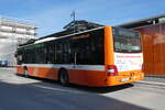 MAN/910841/285092---botg-amriswil---nr (285'092) - BOTG Amriswil - Nr. 405/TG 62'895 - MAN (ex Nr. 5) am 26. Februar 2026 beim Bahnhof Romanshorn