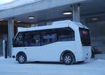 Andermatt/873582/271135---thur-taxi-weinfelden---tg (271'135) - Thur-Taxi, Weinfelden - TG 32'756 - eKarsan am 14. Januar 2025 beim Bahnhof Andermatt (Einsatz Andermatt-Urserntal Tourismus, Andermatt)