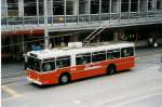 (033'610) - TL Lausanne - Nr. 733 - FBW/Hess Trolleybus am 7. Juli 1999 in Lausanne, Place Riponne