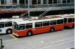 (033'613) - TL Lausanne - Nr. 721 - FBW/Hess Trolleybus am 7. Juli 1999 in Lausanne, Place Riponne