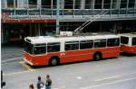 (033'614) - TL Lausanne - Nr. 731 - FBW/Hess Trolleybus am 7. Juli 1999 in Lausanne, Place Riponne