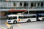 (033'615) - TL Lausanne - Nr. 728 - FBW/Hess Trolleybus am 7. Juli 1999 in Lausanne, Place Riponne