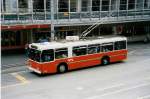 Lausanne/218723/033618---tl-lausanne---nr (033'618) - TL Lausanne - Nr. 739 - FBW/Hess Trolleybus am 7. Juli 1999 in Lausanne, Place Riponne