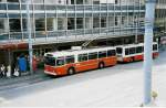 Lausanne/218729/033624---tl-lausanne---nr (033'624) - TL Lausanne - Nr. 736 - FBW/Hess Trolleybus am 7. Juli 1999 in Lausanne, Place Riponne