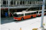 Lausanne/218734/033630---tl-lausanne---nr (033'630) - TL Lausanne - Nr. 738 - FBW/Hess Trolleybus am 7. Juli 1999 in Lausanne, Place Riponne
