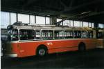 (045'328) - TL Lausanne - Nr. 677 - FBW/Eggli Trolleybus am 11. Mrz 2001 in Lausanne, Dpt Borde