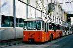 (052'415) - TL Lausanne - Nr. 705 - FBW/Hess Trolleybus am 17. Mrz 2002 in Lausanne, Dpt Borde
