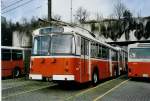 (058'330) - TL Lausanne - Nr. 679 - FBW/Eggli Trolleybus am 1. Januar 2003 in Lausanne, Dpt Borde