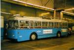 (058'401) - TL Lausanne (Rtrobus) - Nr. 656 - FBW/Eggli Trolleybus am 1. Januar 2003 in Lausanne, Dpt Borde