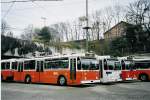 (064'618) - TL Lausanne - Nr. 716 - FBW/Hess Trolleybus am 29. November 2003 in Lausanne, Dpt Borde