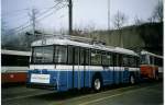 (074'531) - TF Fribourg (Rtrobus) - Nr. 40 - Saurer/Hess Trolleybus am 12. Februar 2005 in Lausanne, Dpt Borde