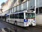 (148'751) - TL Lausanne (Rtrobus) - Nr. 748 - FBW/Hess Trolleybus am 2. Februar 2014 in Lausanne, Dpt Borde