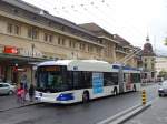 (165'071) - TL Lausanne - Nr. 863 - Hess/Hess Gelenktrolleybus am 18. September 2015 beim Bahnhof Lausanne