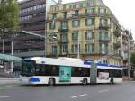 Lausanne/452799/165094---tl-lausanne---nr (165'094) - TL Lausanne - Nr. 843 - Hess/Hess Gelenktrolleybus am 18. September 2015 in Lausanne, Chauderon