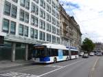 (165'158) - TL Lausanne - Nr. 884 - Hess/Hess Gelenktrolleybus am 18. September 2015 in Lausanne, Bel-Air