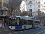 Lausanne/593370/187157---tl-lausanne---nr (187'157) - TL Lausanne - Nr. 891 - Hess/Hess Gelenktrolleybus am 23. Dezember 2017 in Lausanne, Chauderon