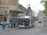 Lausanne/700231/216997---tl-lausanne---nr (216'997) - TL Lausanne - Nr. 866 - Hess/Hess Gelenktrolleybus am 10. Mai 2020 beim Bahnhof Lausanne