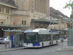 Lausanne/700233/216999---tl-lausanne---nr (216'999) - TL Lausanne - Nr. 840 - Hess/Hess Gelenktrolleybus am 10. Mai 2020 beim Bahnhof Lausanne